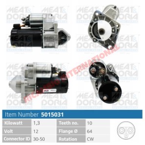 Motor de arranque nuevo - Classic Fiat Panda, Uno, Y10