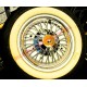 Chrome Plastic Hub Caps (Set of 4) - Classic Fiat 500
