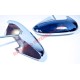 Pair of Chrome Bumper Overiders - Fiat 600