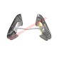 Pair of Chrome Bumper Overiders - Fiat 600
