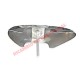 Pair of Chrome Bumper Overiders - Fiat 600