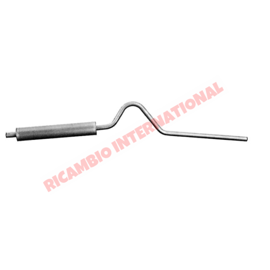 Rear Exhaust Silencer - Fiat 500 Topolino A,B,C
