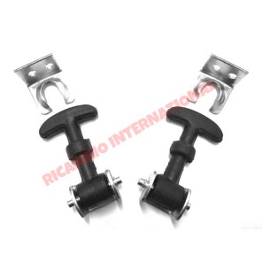 Kit de correas y accesorios para la tapa del motor Abarth - Classic Fiat 500, 600