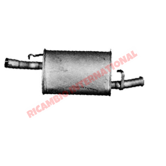 Rear Exhaust Silencer - Classic Fiat Panda