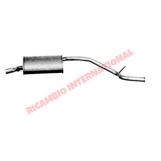 Rear Exhaust Silencer - Classic Fiat Panda
