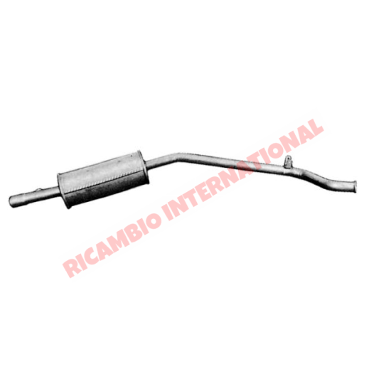 Rear Exhaust Silencer - Classic Fiat Panda