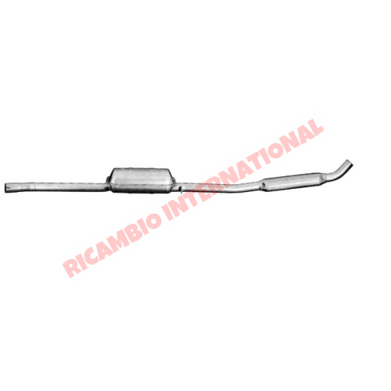 Front Exhaust Silencer (Right Hand) - Fiat Dino