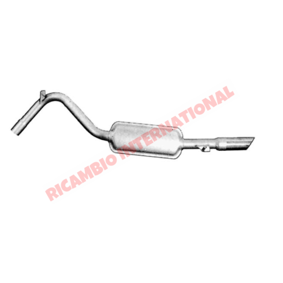 Rear Exhaust Silencer (Left Hand) - Fiat Dino