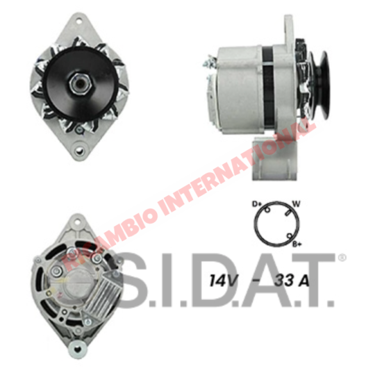 Alternator - Lancia Fulvia S2 & 3