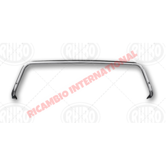 Chrome Front Knudge Bar & Fittings - Classic Fiat 500