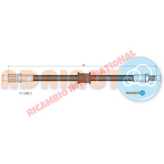 Tubo flessibile freno anteriore - Fiat 124