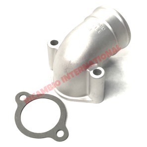 Top Carburettor Aluminium Elbow & Gasket - Classic Fiat 500