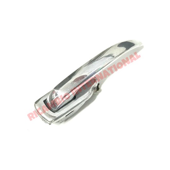 O/S Right Hand Aluminium Outer Door Handle - Classic Fiat 500