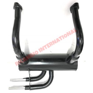 ' Record Monza ' deportes escape Chrome Twin Pipe-Classic Fiat 500, 126