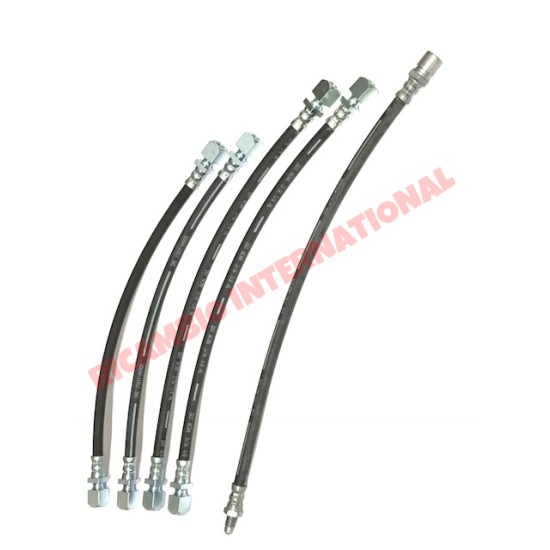 Brake Hose Kit (5 piece) - Lancia Fulvia