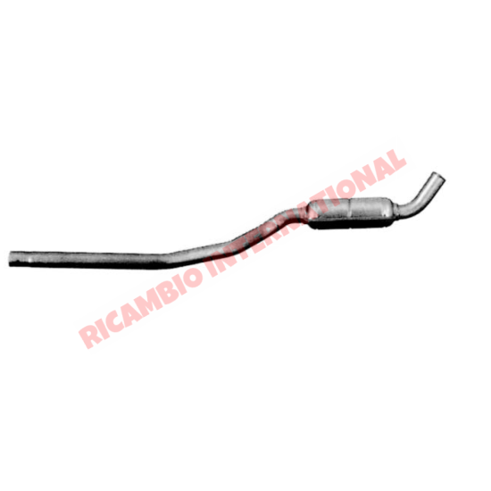Silenciador de escape central - Fiat 124 Spider