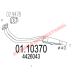 Exhaust Down Pipe & Gasket - Fiat 127
