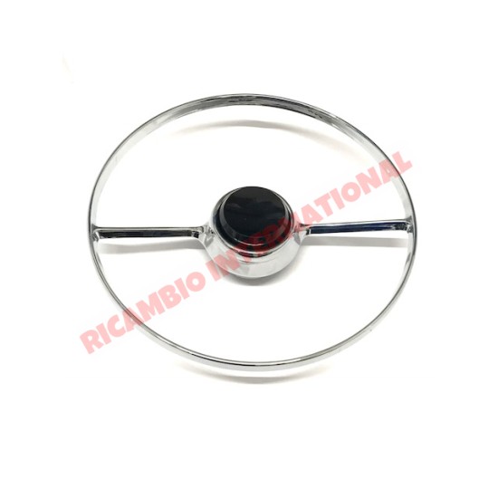 Volante Chrome Horn Ring & Button - Classic Fiat 500