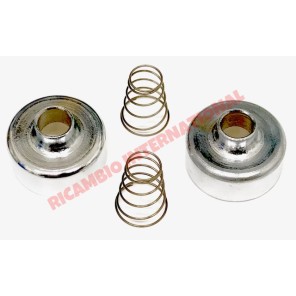 Tapa del limpiador de cromo & kit de resorte-Classic Fiat 500