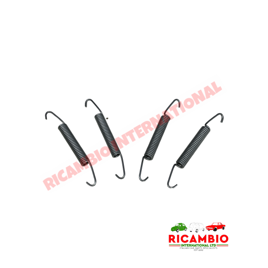 Kit de muelle de retorno de la zapata de freno - Fiat 126,128,A112