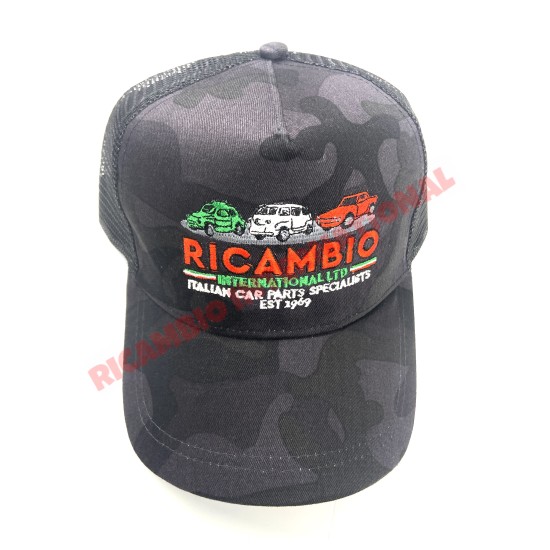 Ricambio estilo retro gorra camuflado oscuro