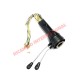 Black & Chrome Column Indicator Switch - Fiat 600