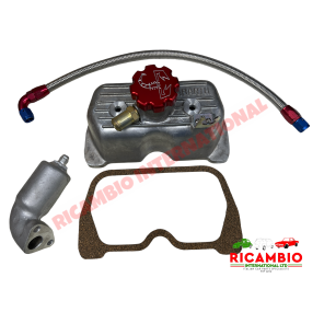 Abarth Aluminium Rocker Cover,Cap & Oil Breather Kit - Classic Fiat 500, 126