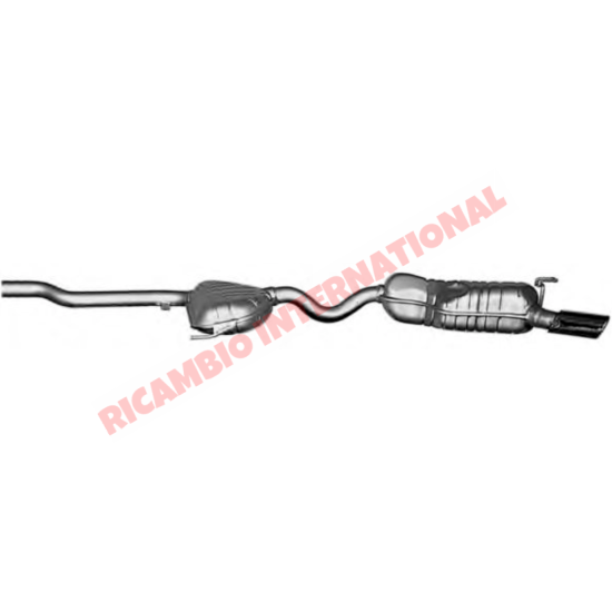 Rear Exhaust - Fiat Coupe