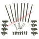 Complete Rocker, Rod and Spring Kit - Fiat 850