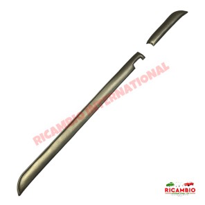 Kit de rodilleras negras para salpicadero (RHD) - Classic Fiat 500 N/D/G
