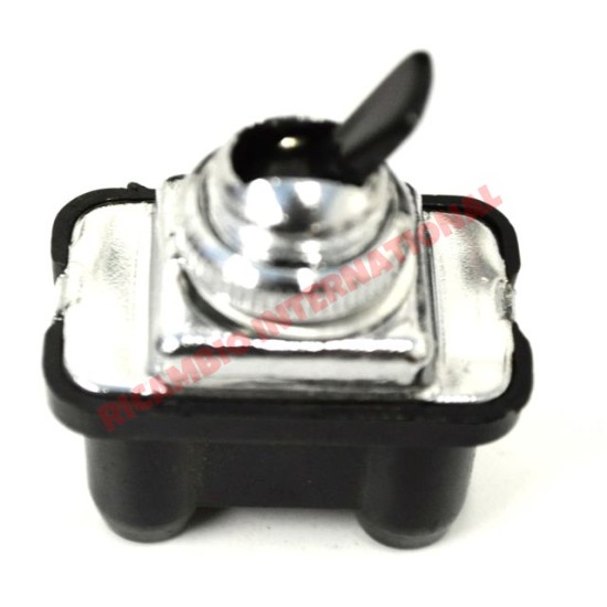 Interruptor de tablero cromado (3 patillas) - Classic Fiat 500, 600 y otros