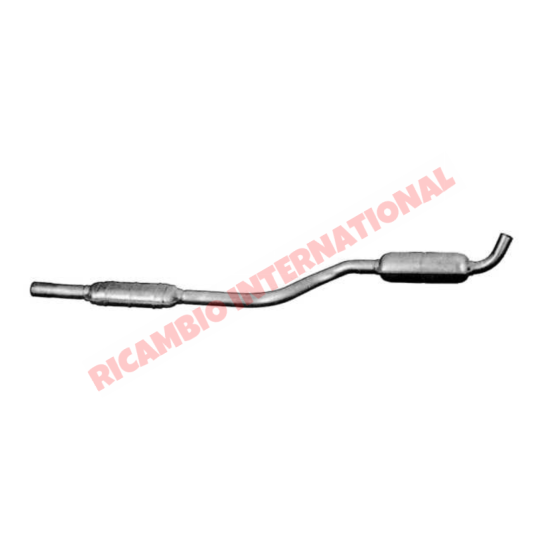 Center Exhaust Silencer  - Fiat 124 Sports Coupe