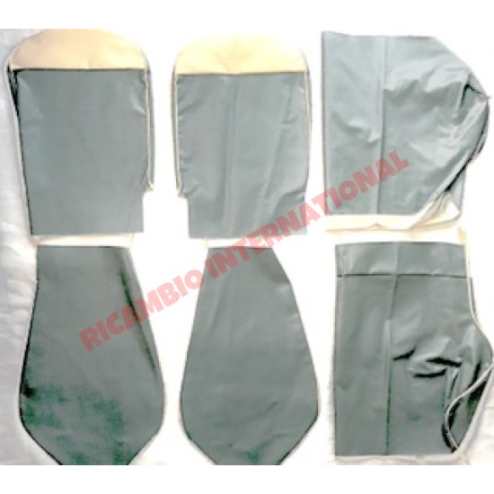 Set de fundas de asiento azul pastel-Classic Fiat 500 Set de fundas de asiento azul pastel-Classic Fiat 500