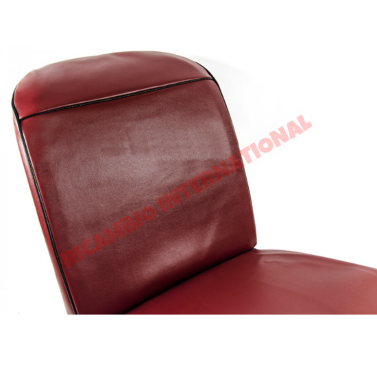 Conjunto de tapas de asiento rojo burdeos-Classic Fiat 500