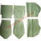 Juego de fundas de asiento verde pastel - Fiat 500 clásico