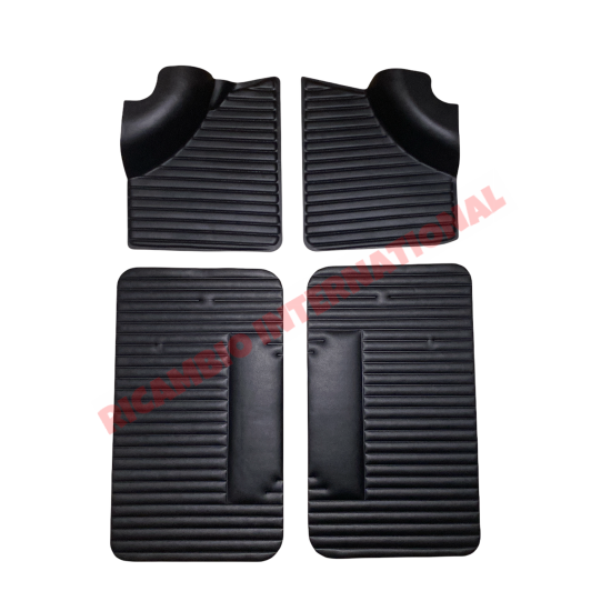 Black Front & Rear Inner Panel Kit (4 piece) - Classic Fiat 500 L