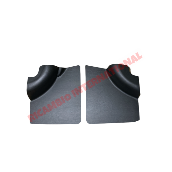 Black Rear Inner Arch Panel Kit - Classic Fiat 500 F/R