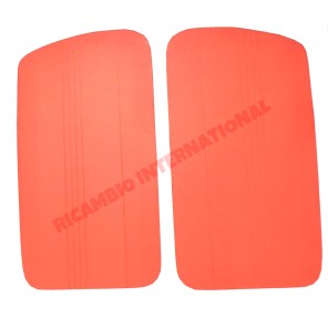 Kit de panel interior de puerta rojo - Classic Fiat 500 D