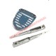 Abarth Front Grille Badge Kit - Fiat 600, 850