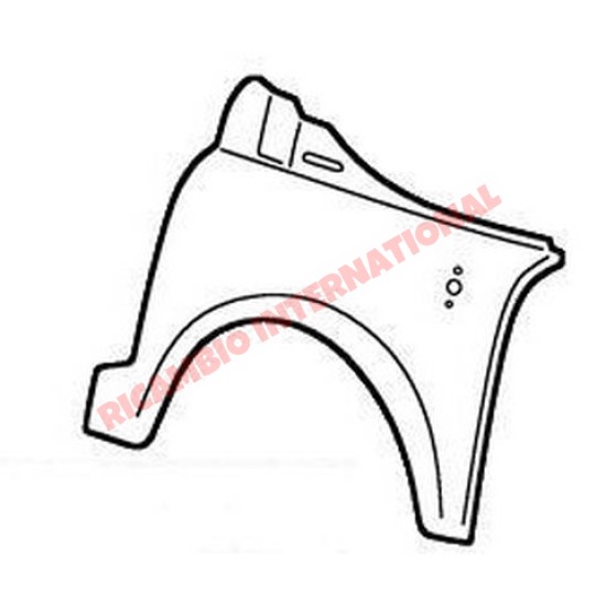 O/S Arco del ala delantera exterior más ancha derecha - Fiat 126