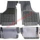 Juego de alfombrillas de goma gris (mejor calidad) (4 piezas) - Classic Fiat 500