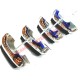 Set of Chrome Bumper Overiders - Classic Fiat 500