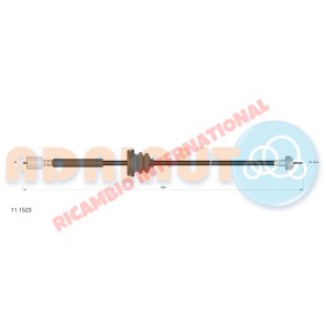 Cable del velocímetro - Fiat Pininfarina 124 Spider Europa/EE.UU.