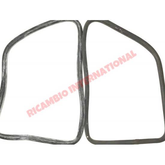 Pair of Rear Side Fixed Window Seals - Fiat 127