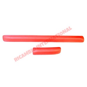 Kit de rodilleras rojas para salpicadero - Classic Fiat 500 F/L/R