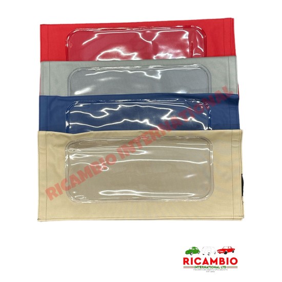Techo solar largo Rojo/Gris/Azul/Crema - Classic Fiat 500