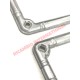 Aluminium Number Plate Frame & Fittings  Kit - Classic Fiat 500, 600, 850