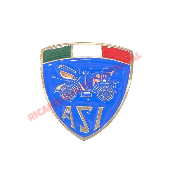 Enamel ASI Badge - Fiat,Lancia,Alfa Romeo,Autobianchi,Maserati