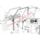 Door Glass Runner Clip - Classic Fiat Panda