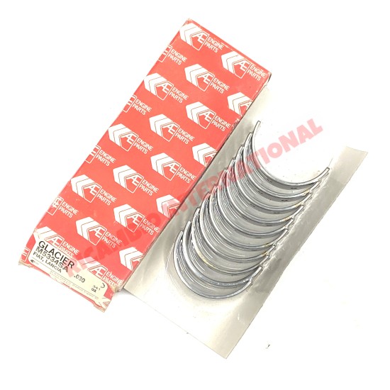 Juego de cojinetes de manivela principal (10 piezas) - Fiat 124,131,132